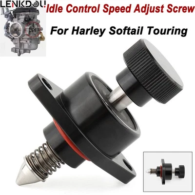 Tornillo de velocidad de ralentí de ajuste para Harley Softail Touring Road Glide Sportster Dyna Foto 1 de 4
