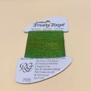 Petite Frosty Rays Thread for Needlepoint/Cross Stitch color Olive Green #YP085 - Picture 1 of 1