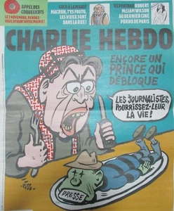 CHARLIE HEBDO OCT #1370 2018 JOURNALISM YET A PRINCE WHO UNLOCKS - Picture 1 of 1