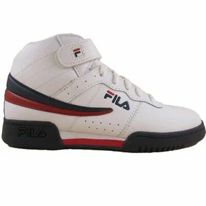 Fila Kids F 13 F13 Big Kids Grade School White Navy Red Casual Athletic Shoes - Picture 1 of 5