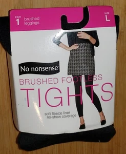Medias sin pies cepilladas No Nonsense adoquinadas, nuevas - Imagen 1 de 3