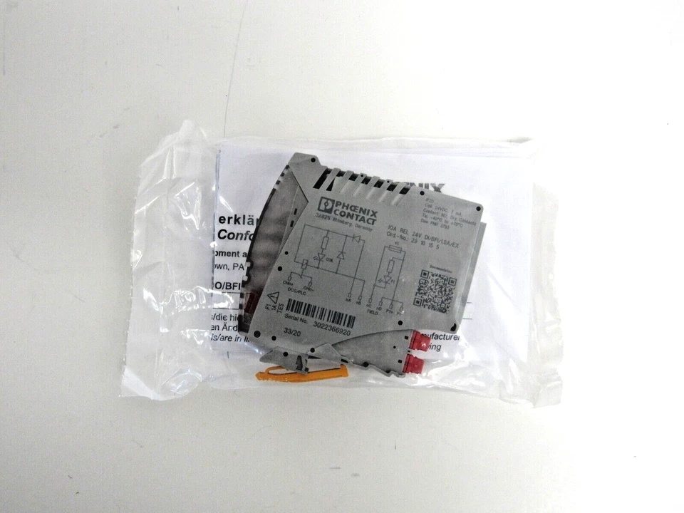 Phoenix Contact IOA REL 24V DI/BFI/1.0A/EX Input/Output Module 2910155     30-2 - Image 1 of 2