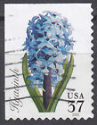 USA gestempelt Blume Pflanzen Hyazinthe Spargelgewächs Ecke Eckrand / 9357