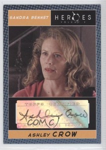 2008 Topps Heroes Volume 2 Auto Ashley Crow Sandra Bennet as t Auto 2o7
