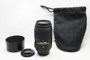 Nikon AF-S DX NIKKOR 55-300mm F4.5-5.6G ED VR Lens for F Mount w/ Hood #250319j - Picture 1 of 11