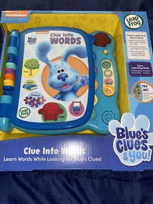 LeapFrog Blues Clues and You! Clue Into Words Book for Preschoolers, Brand New!! - Image 1 of 4
