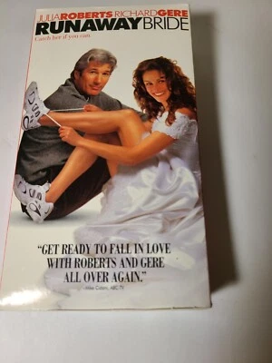 Runaway Bride (VHS, DD) Julia Roberts, Richard Gere  - Image 1 of 3