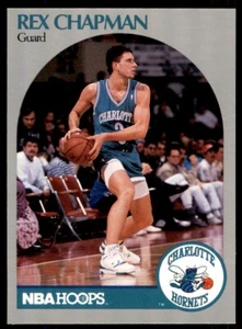 1990-91 Topps Finest Rex Chapman Charlotte Hornets #51 - Picture 1 of 2