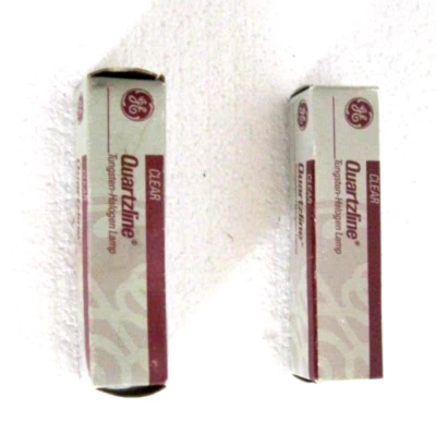 NEW GE QUARTZLINE LAMP BULB 250W Q250CL/DC BA15d Bayonet Base ESS 43697 T4 2PK - Image 1 of 4