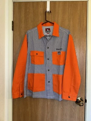 Abrigo Supreme Ben Davis Chore Hickory Stripe naranja 2019  Foto 1 de 4
