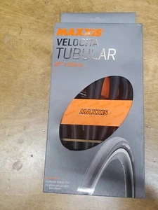 MAXXIS VELOCITA TUBULAR TIRE 700(28") X 28mm, W/ 60MM MAXXIS MVS VALVE STEM - Picture 1 of 4