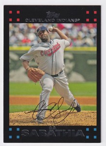 2007 TOPPS CC SABATHIA CLEVELAND INDIANS #10