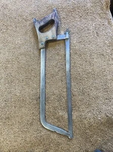 Vintage F DICK rostfrei METZGER EDELSTAHL HANDSÄGE - Bild 1 von 6