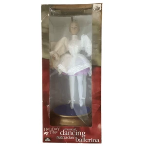 Holiday Time Musical dancing nutcracker ballerina New Box Has Wear From Storage - Picture 1 of 7