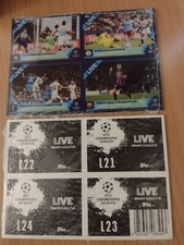 UEFA CHAMPIONS LEAGUE 2022 23 STICKERS LIVE PACK 1 (L1 - L24) UPDATE SET