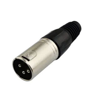 PROCRAFT PC-TX004 3-Pin Stecker XLR Lo-Z Kabelmontage Stecker - NICKEL - Bild 1 von 1