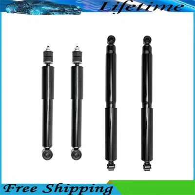 4pcs Front Rear Shock Absorber Fits Chevrolet Silverado 1500 HD GMC Sierra 2500 - Image 1 of 4