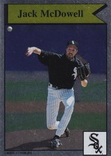 Jack McDowell 1994 Panini baseball bend and peel sticker #8