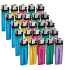 25 Count Wholesale Lot Classic Disposable Lighter Multipurpose Use Mix Color