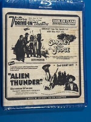 DARK FORCE Double Feature: SMOKEY and the JUDGE / ALIEN THUNDER (Blu-Ray) NEW!!! - Image 1 of 2