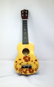 Leolani Hawaii Ukulele OMI International Honolulu Hi. 18" Floral Design - Picture 1 of 24
