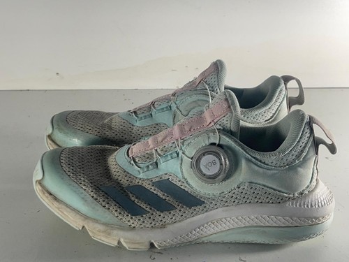 Scarpe da ginnastica Adidas unisex bambino taglia 2 5 (35) usate blu stringate E27