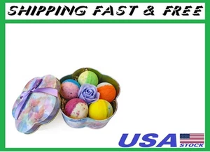 5+1 Bath Bombs Gift Set, 100% Handmade Pure Essential Oil Bath Bombs, Fizzy Spa - Picture 1 of 7