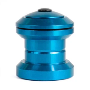 Headset Neco Alloy 1 1/8" Threadless 34mm Sealed Bearing - Blue - Picture 1 of 2