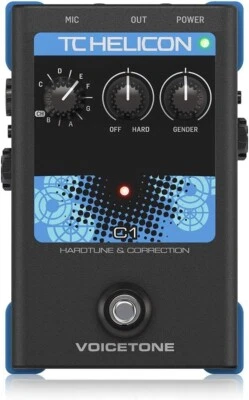 TC-Helicon VoiceTone C1 Hardtune and Pitch Correction Pedal NEW - Image 1 of 4