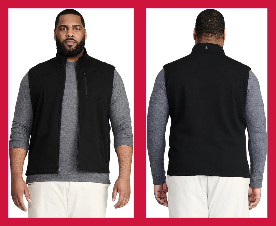 Izod ~ Advantage Performance Men's Big & Tall Fleece Vest $80 NWT - Image 1 of 1