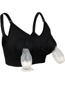 Breathable Hands Free Pumping Bra Women Breastfeeding Bralette Nursing Bra - Picture 1 of 7