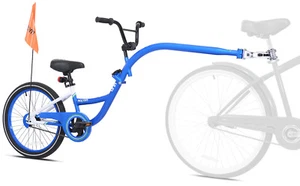 WeeRide Link Tagalong Trailer Baby Child Bike Seat Blue - Picture 1 of 11