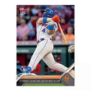 2023 Topps NOW # 260 Francisco Alvarez First Multi Hit Game -Free Shipping! - Picture 1 of 2