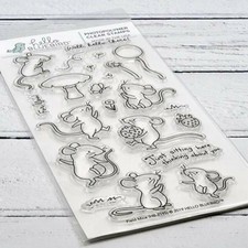 Metal Cutting Dies and Stamp Mouse Mice Animal Scrapbooking DIY Paper Card Craft