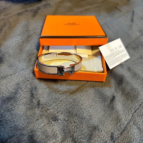 HERMÈS Bracciale HERMES colore Greige 7 pollici