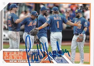 CARLOS MENDOZA SIGNED AUTO'D 2023 TOPPS CARD 291 NEW YORK METS YANKEES - Bild 1 von 3