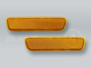 TYC Amber Bumper Reflector Lights PAIR fits 2004-2008 CHRYSLER Pacifica - Picture 1 of 3