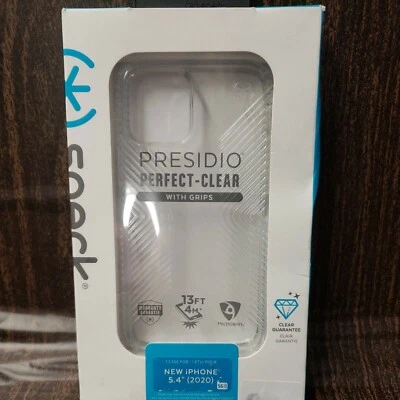 🎅 Funda Speck Presidio Perfecta Transparente con Empuñaduras para iPhone 12 Mini 5.4👌🆕️ Foto 1 de 2