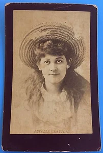 *Original* ESTELLE CLAYTON 1890's Cabinet Photo AMERICAN STAGE ACTRESS - Picture 1 of 2