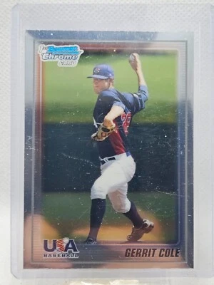2010 Bowman Chrome Baseball Gerrit Cole USA 1st Chrome - Image 1 of 2