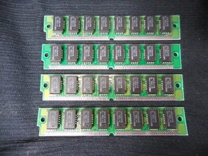 1 Megabyte of NEC 256KB SIMMS 30 Pin 120ns 4 SIMM Modules w Parity Memory - Picture 1 of 2