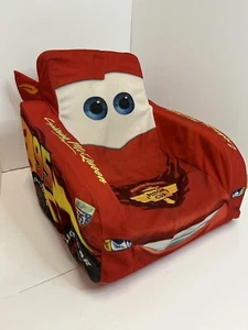 Very Rare DISNEY LIGHTNING MCQUEEN CARS 2 FOAM CHAIR WITH SOUND BOX - Picture 1 of 10