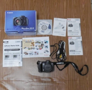 Tested & Working Canon Powershot S5 IS Digital Camera 8.0 MP with Box & Manuels - Picture 1 of 16