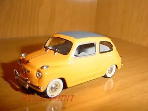 SEAT 600 2nd SERIE CABRIO YELLOW 1959 1:43 RARE - Imagen 1 de 1