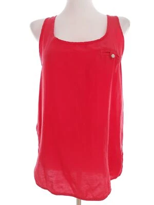 SUITEBLANCO  T. M Rojo Blusa Algodón Sin mangas - Imagen 1 de 4