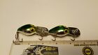 Vintage Storm Wee Wart Lure XV143 Metallic Silver Green Back Lot of 2
