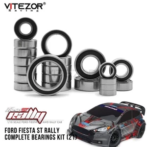 21-Pcs Complete Bearings Kit Fit Traxxas 1/10 Ford Fiesta ST AWD Rally Rc Parts - Picture 1 of 7