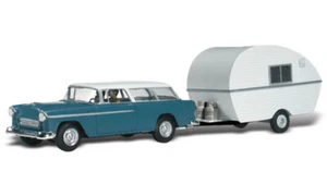 Woodland Scenics WAS5328 N Thompson mit Wohnwagen auf Reise - Bild 1 von 1