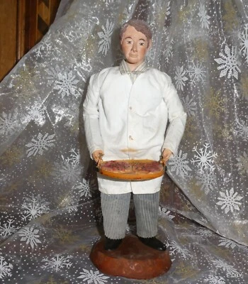 SANTON HABILLE  DEVOUASSOUX  29 cm  LE PIZZAIOLO - Photo 1/4