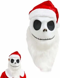 HOMELEX Jack Skellington Mask Latex Nightmare-Before Christmas Cosplay Mask - Picture 1 of 6